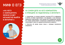 "МИФЫ О ЕГЭ"